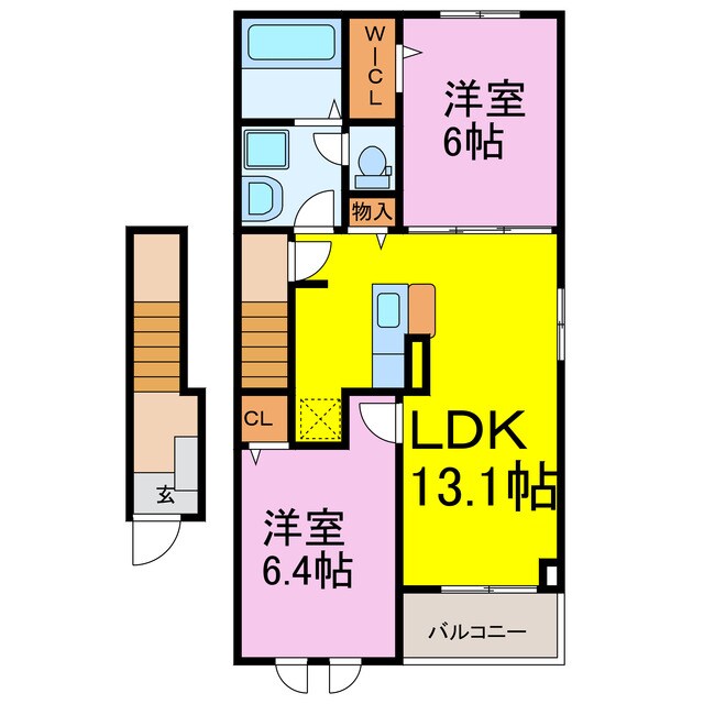 ブリランテ　Ⅰの物件間取画像