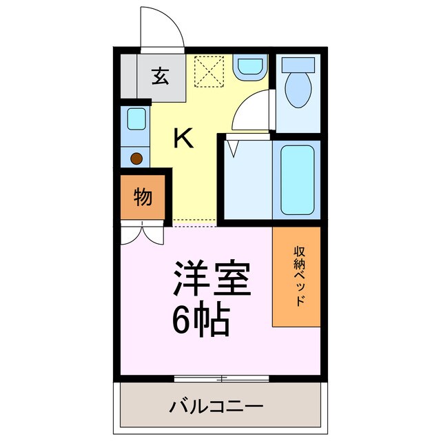 ツァィト板倉の物件間取画像