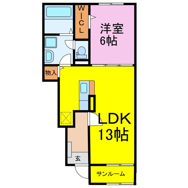 ミライズホーム多門寺　WESTの物件間取画像