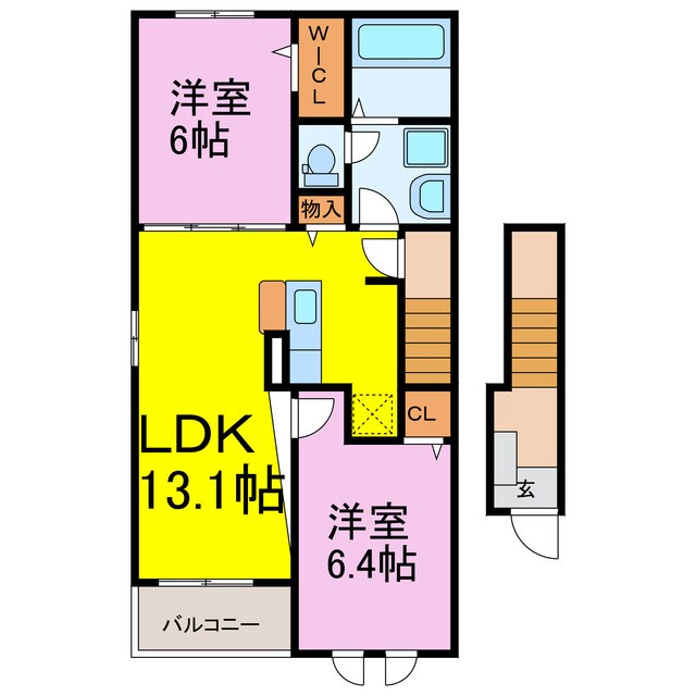 ミライズホーム多門寺　WESTの物件間取画像