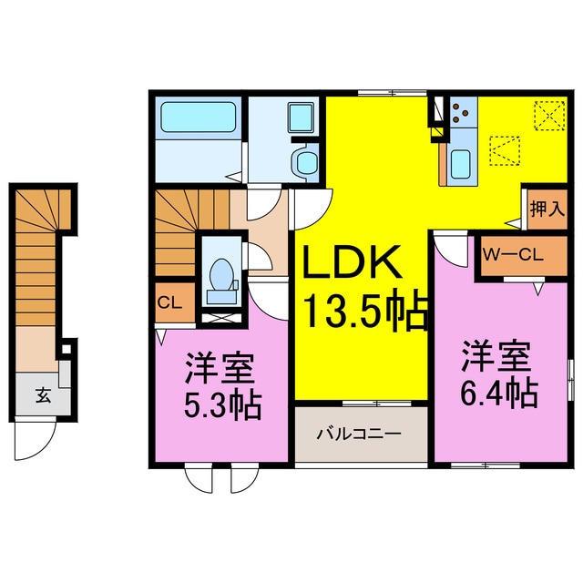 ロータスフラワーの物件間取画像