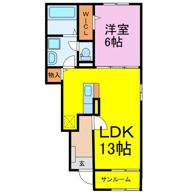 シエル　クレール　Ⅰの物件間取画像