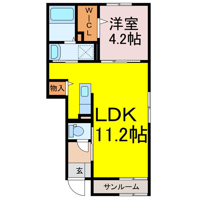 メゾン・ラフォーレの物件間取画像