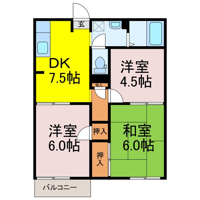 物件間取画像