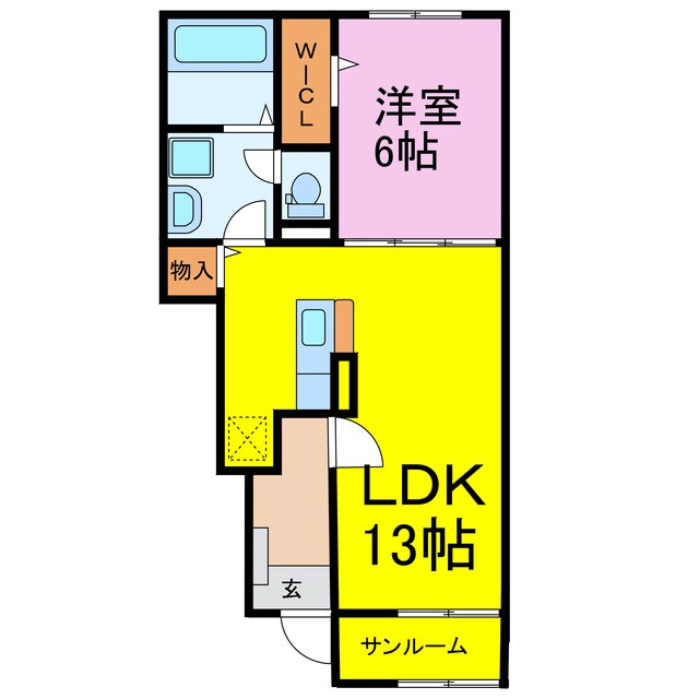 K&K　Ⅱの物件間取画像