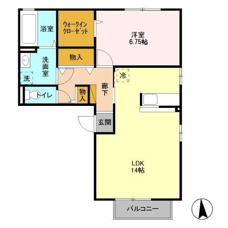 ダイアモンドマンションの物件間取画像