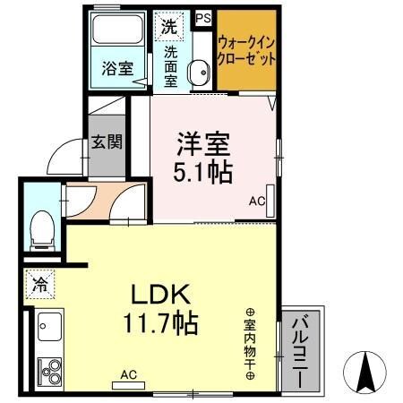 ボーディ醍函の物件間取画像