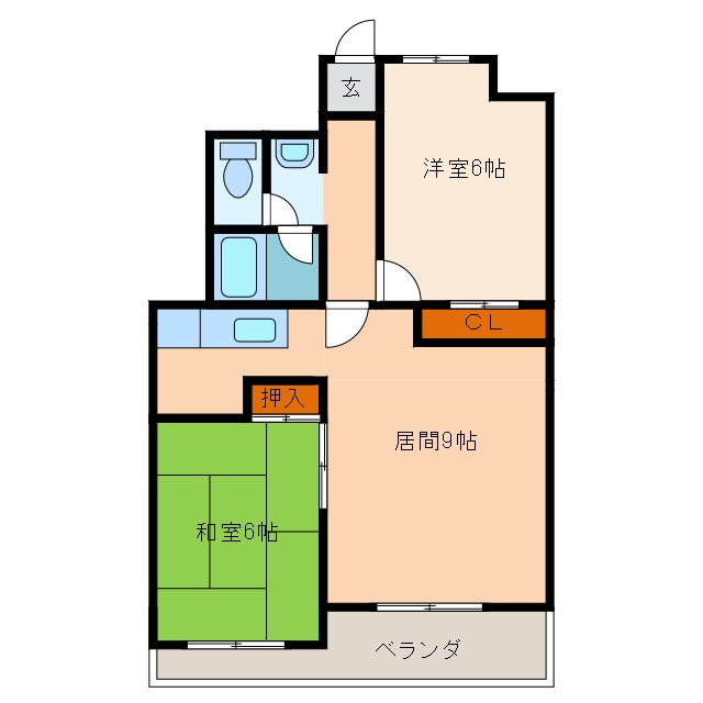 ジェイステージ苫小牧Ⅱの物件間取画像