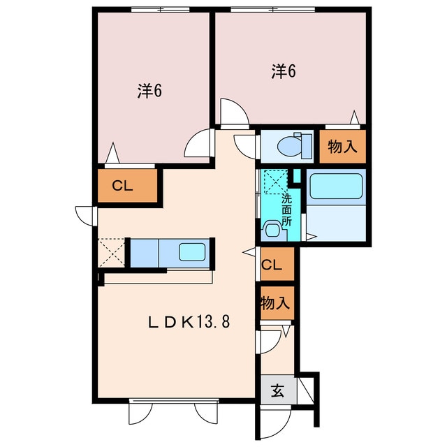 クラレの物件間取画像