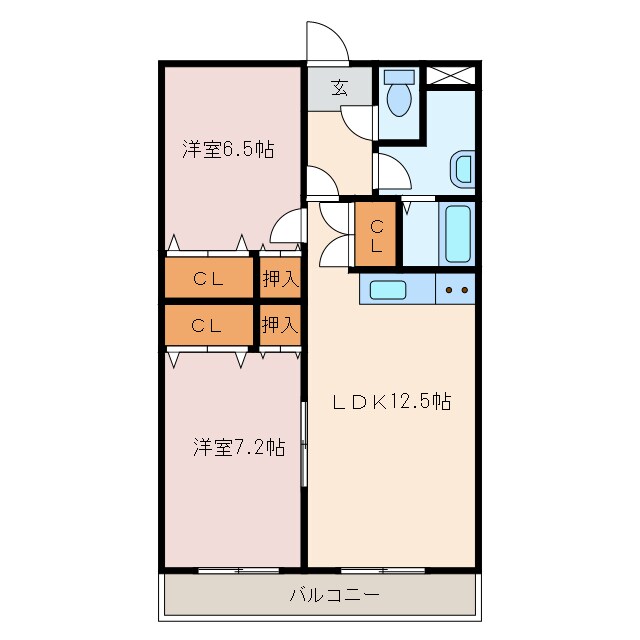 フォレストコート博物館前の物件間取画像