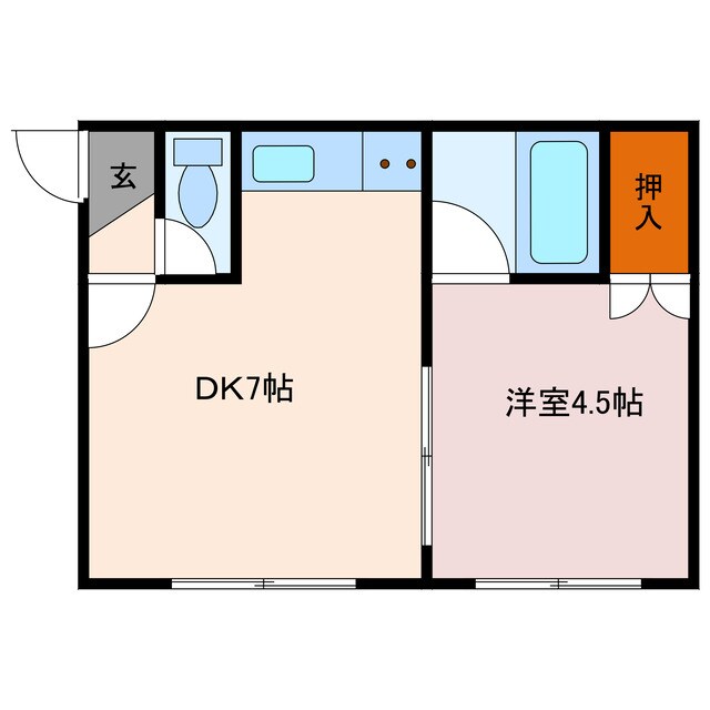 サンシティ音羽Bの物件間取画像