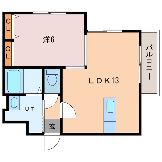 クレール参番館の物件間取画像