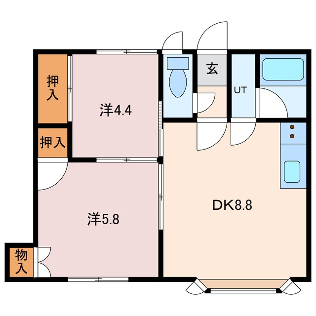 ブランドK2の物件間取画像