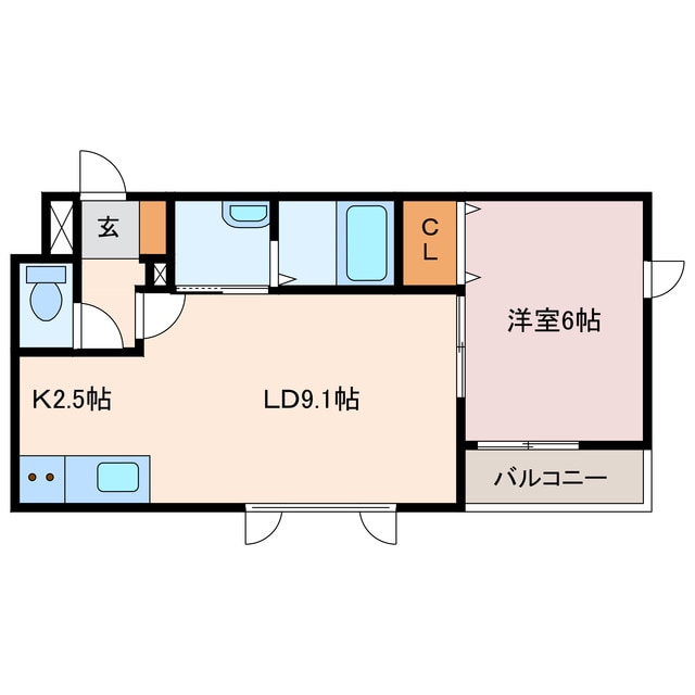 CassiopeiaⅠの物件間取画像