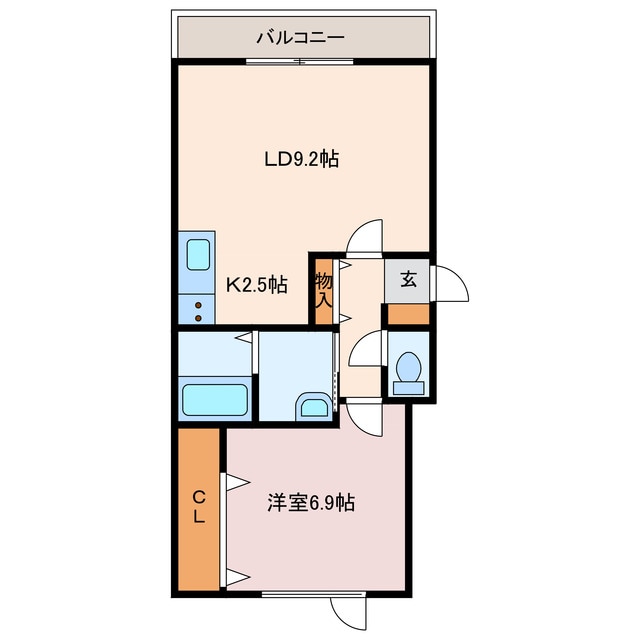 CassiopeiaⅡの物件間取画像