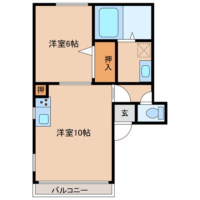 ハイジの家Ⅱ（深谷市西島）の物件間取画像