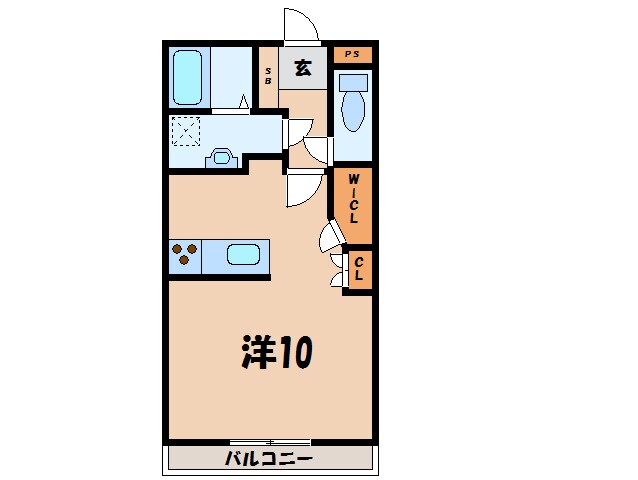 グランエスポワルの物件間取画像