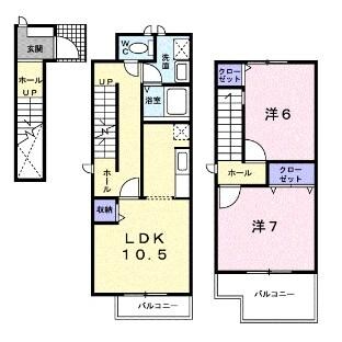 コンフォート・パレス（深谷市上柴町東）011379501の物件間取画像