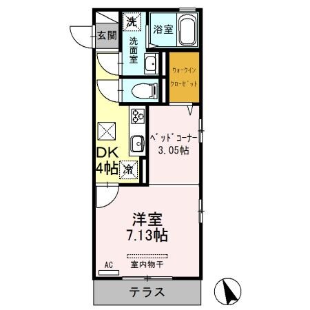 グレイススクエア（深谷市国済寺）の物件間取画像