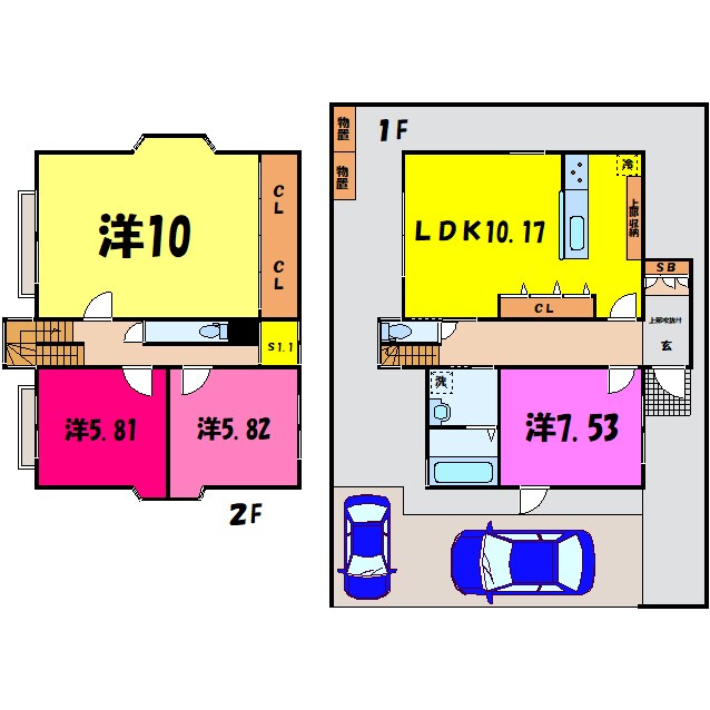 東方戸建（深谷市東方3733-31）の物件間取画像