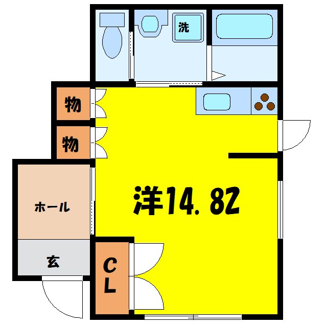 押切アパート（熊谷市押切）の物件間取画像