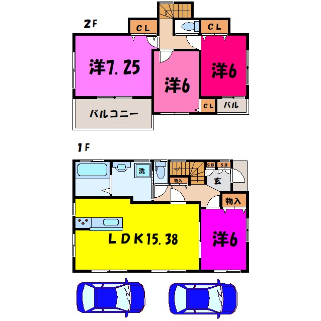 本町戸建（熊谷市本町）の物件間取画像