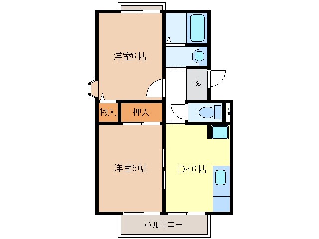 物件間取画像