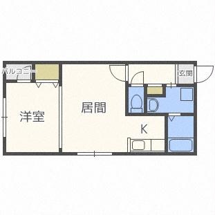 ラージヒル中の島の物件間取画像