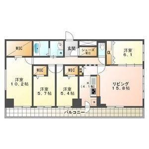 スペチアーレ伏見ＷＥＳＴの物件間取画像