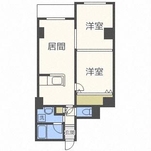 クレールエスポワールの物件間取画像