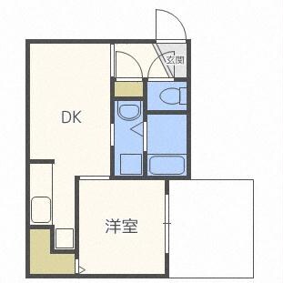 Ｃｈｅｒｉｓｉｓ南６条の物件間取画像