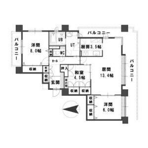 ローザンヌ南9条の物件間取画像