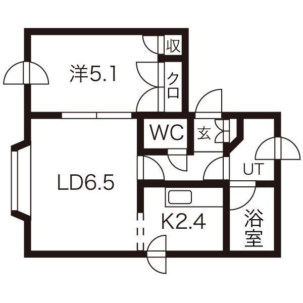 ブロード414の物件間取画像