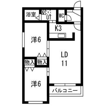 メトロガーデンの物件間取画像