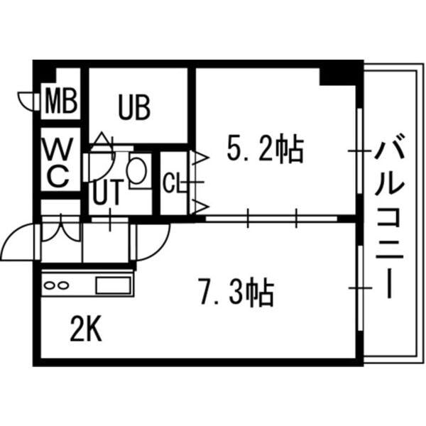 グランカーサ南11条の物件間取画像