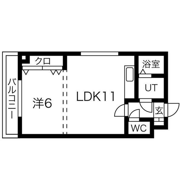 エステラ参番館の物件間取画像