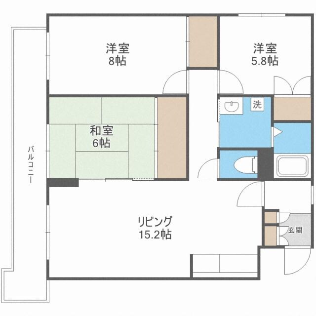 リバーサイドヒルズ西岡公園の物件間取画像