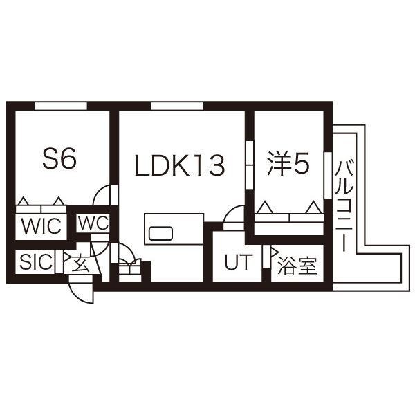 コンサップ円山公園の物件間取画像