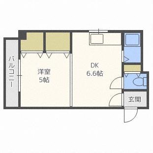 コーポラスPaPaの物件間取画像