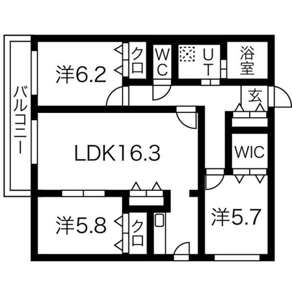 ZABO　HILLS　YAMAHANAの物件間取画像