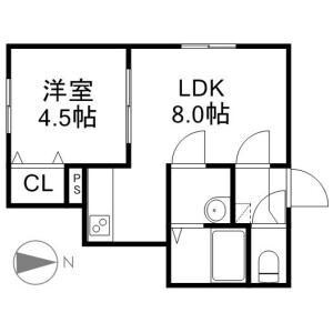 ロージェ・ブルーの物件間取画像