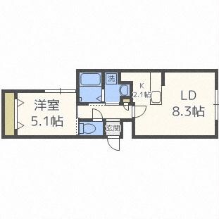 first Ｓet澄川の物件間取画像