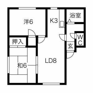 NORTH　FIELD弐番館の物件間取画像