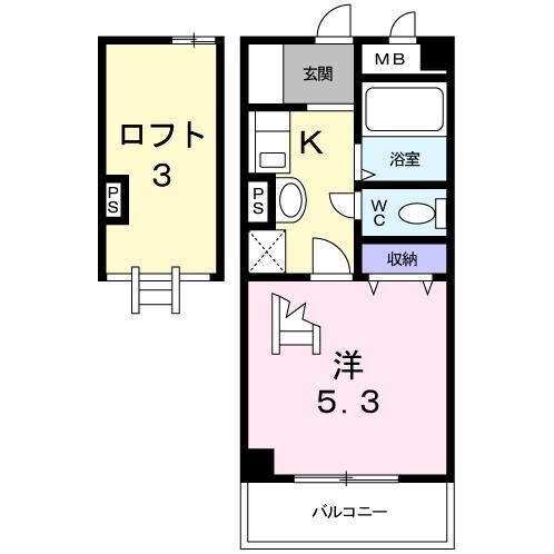 物件間取画像