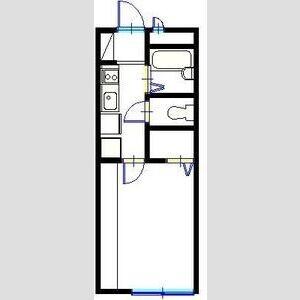 サニーハイツ御立Ｎの物件間取画像