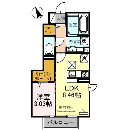 コンフォーティアの物件間取画像