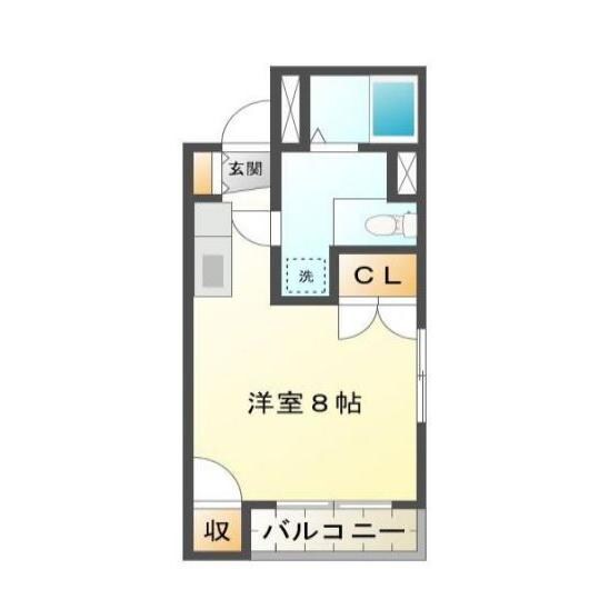 城北興和マンションの物件間取画像