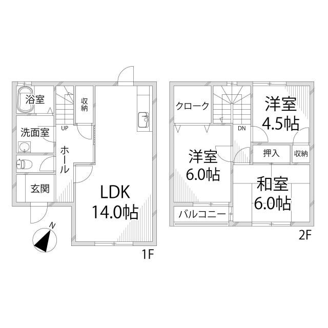 シャトー仏蘭西の物件間取画像