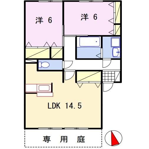 ラティルス２の物件間取画像