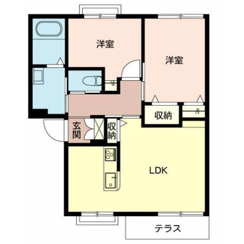 アネックス御立Ａの物件間取画像